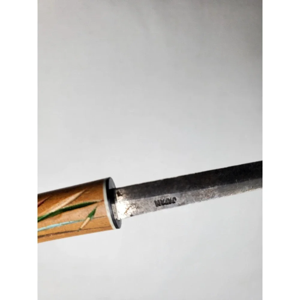 Vintage Japanese Paring Knife With Handcrafted Handle (1950's) Cottagecore